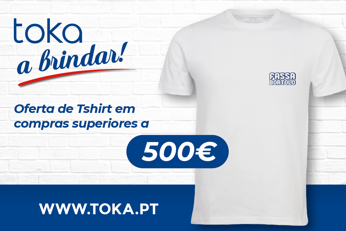 T-shirt e 500€ destaque