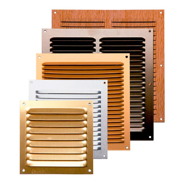 Grelha de ventilação de alumínio